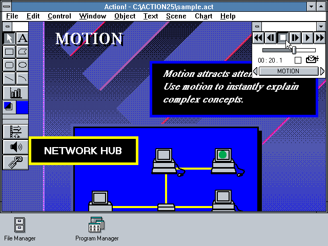 Macromedia Action 2.5 - Edit